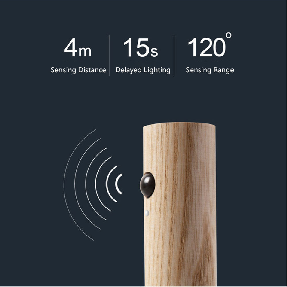 Magnetic Wood Wireless LED Light