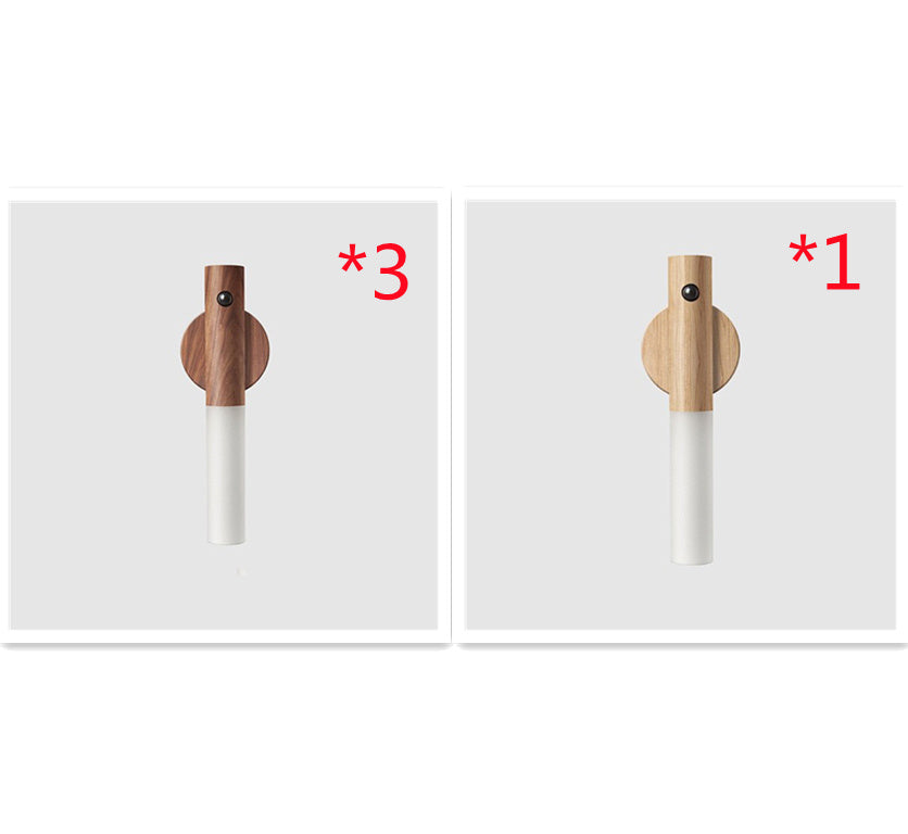 Magnetic Wood Wireless LED Light